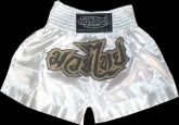 Shorts de muay thai básico FBR branco
